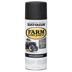 Rust-Oleum  - Farm & Implement Low Gloss Black - Spray 340g | 280130