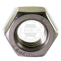 Brighton Best -  M5-0.80 - DIN 934 HEX NUTS COARSE STAIN A4-80 | 559050