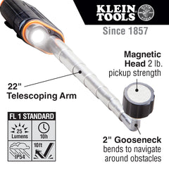 TELESCOPING MAGNETIC LED PICKUP TOOL | A-56027