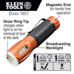 Klein Tools - FLASHLIGHT WITH WORKLIGHT | A-56028