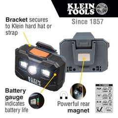 Klein Tools - RECHARGEABLE HEADLAMP AND WORK LIGHT | A-56062