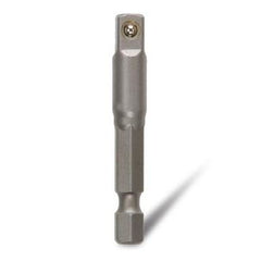 Bordo - 1/4" Hex To 1/4" 50mm Square Drive Adapter - Clam | 5610-sd1/4x50s