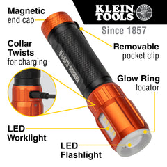 Klein Tools - RECHARGEABLE LED FLASHLIGHT & WORKLIGHT | A-56412