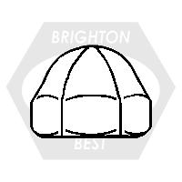 Brighton Best - 1/4"-28 - ACORN NUT, STAINLESS STEEL 304 UNC (INCH) 1 PIECE | 569246