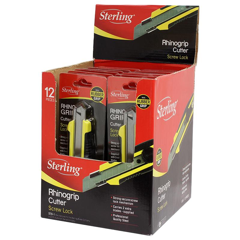 Sterling Rhino-Grip Yellow 18Mm Screw-Lock Cutter | 570-1