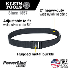 Klein Tools - POWERLINE WEB WORK BELT | A-5705
