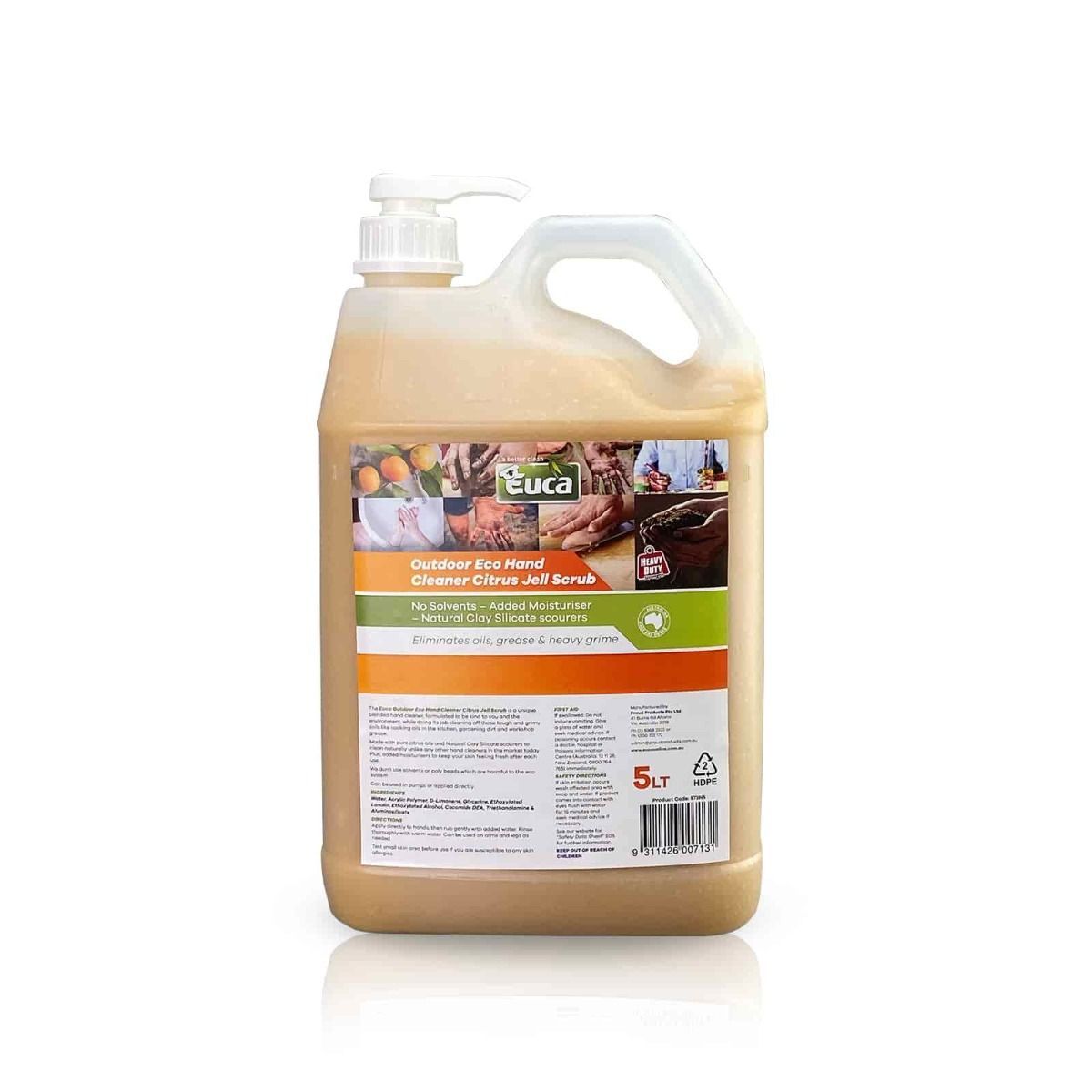 Euca - ECO CITRUS HAND CLEANER 5L PUMP | 573N5