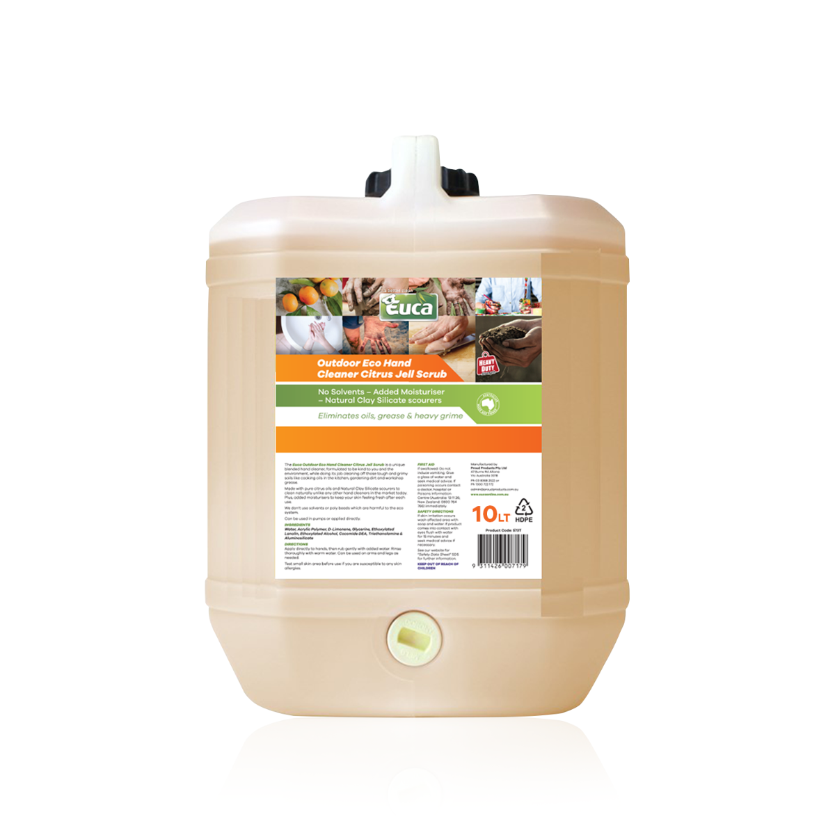 Euca - ECO CITRUS HAND CLEANER 10L PUMP | 573V