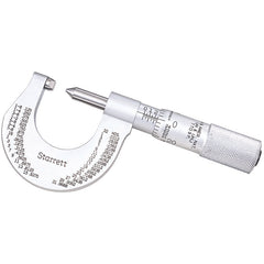 Starrett - Screw Thread Micrometer 0-1in. 0.001in Grad 7-9 Threads/ Inch | 575AP