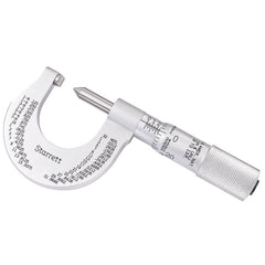 Starrett - Screw Thread Micrometer 0-1in. 0.001in Grad 10-13 Threads/ Inch | 575BP
