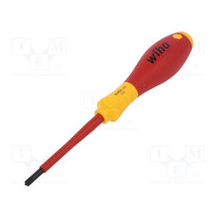 Precision Specialty Tools - SCREWDRIVER SLOT PZ1 80mm BLADE VDE 1000V INSULATED  WIHA | 30700(328)