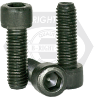 Brighton Best - #0-80x1" - IMPERIAL SOCKET HEAD CAP SCREW THERMAL BLACK OXIDE UNF | 581010