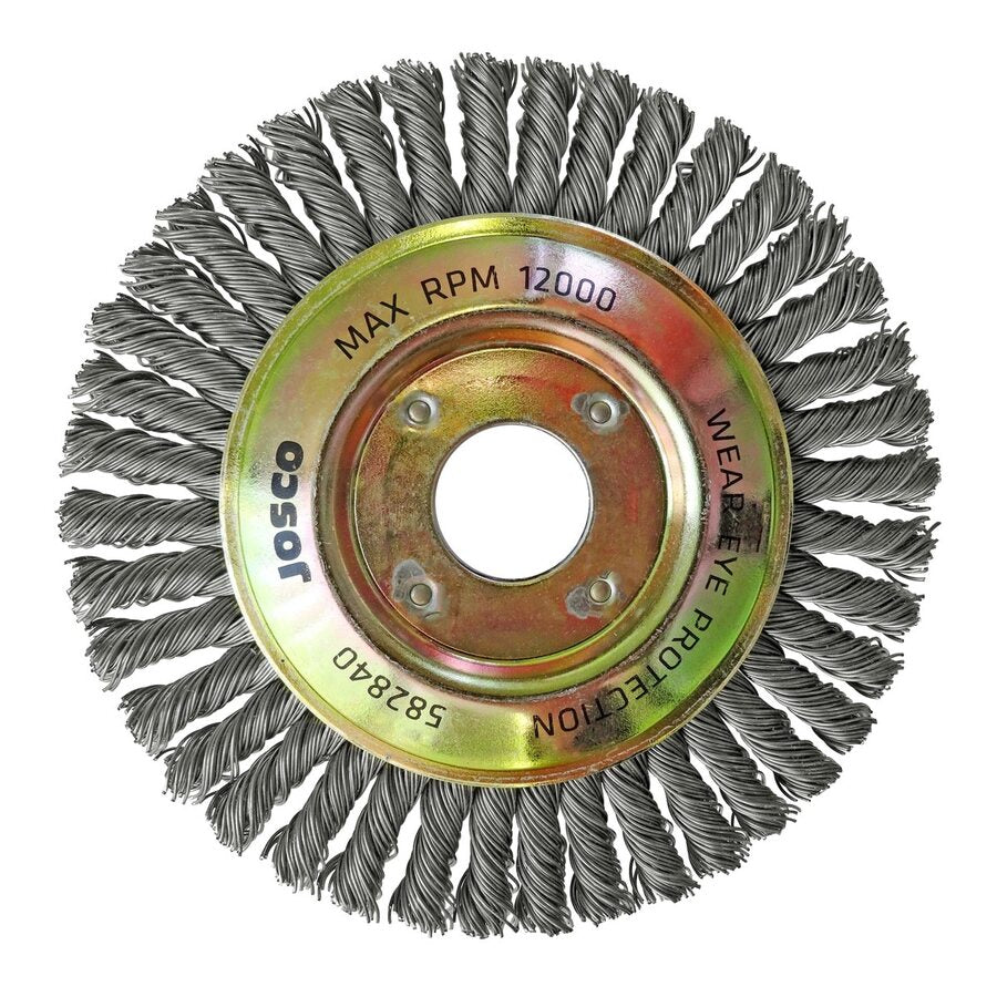 Josco - Brush Wheel Pipeline TK40 125 x 1R x 22 - 0.50 | 582840