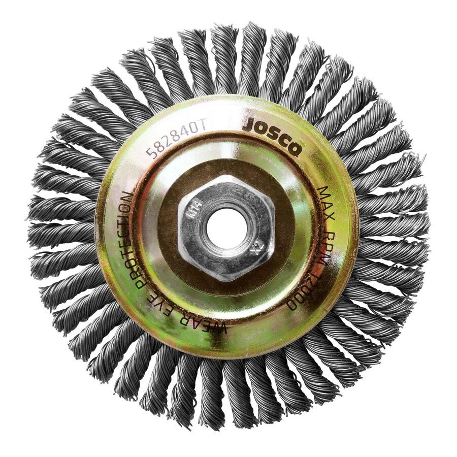Josco - Brush Wheel Pipeline TK40 125 x 1R x M14 - 0.50 | 582840T