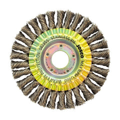 Josco - Brush Wheel Pipeline TK30 - 125 x 1R x 22 - 0.50 Stainless 316 | 5828SS