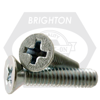 Brighton Best - #8-32x3" (FT) - PHIL FLAT HEAD MACHINE SCREW FLAT HEAD PHILIPS ZINC CR+3  | 586367