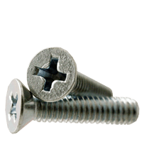 BBI - M3-0.50x5mm - Machine Screw Flat Head Philips DIN 965a Zinc Cr+3 | 663044