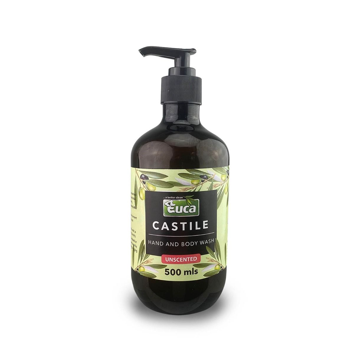 Euca  - CASTILE UNSCENTED HAND&B WASH 1L PUMP | 589L