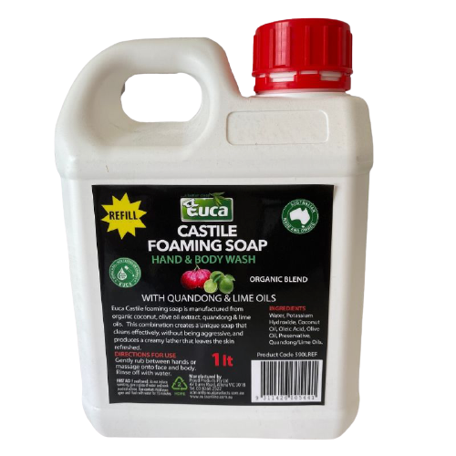 Euca  - CASTILE FOAM SOAP QUANDONG/LIME 1L REFILL | 590LREF