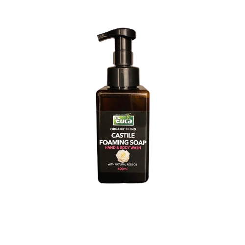 Euca  - CASTILE FOAM SOAP ROSE 400ML PUMP | 591C400