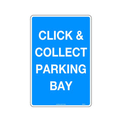 Uniform Safety Signs - 450x300mm - Metal - Click & Collect Parking Bay | 5950LSM