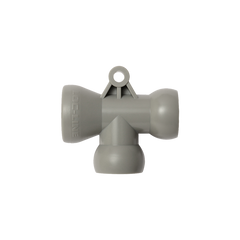 Precision Specialty Tools - LOC-LINE 1/2 INCH SYSTEM T FITTING (pack 20) GREY | 59875-G