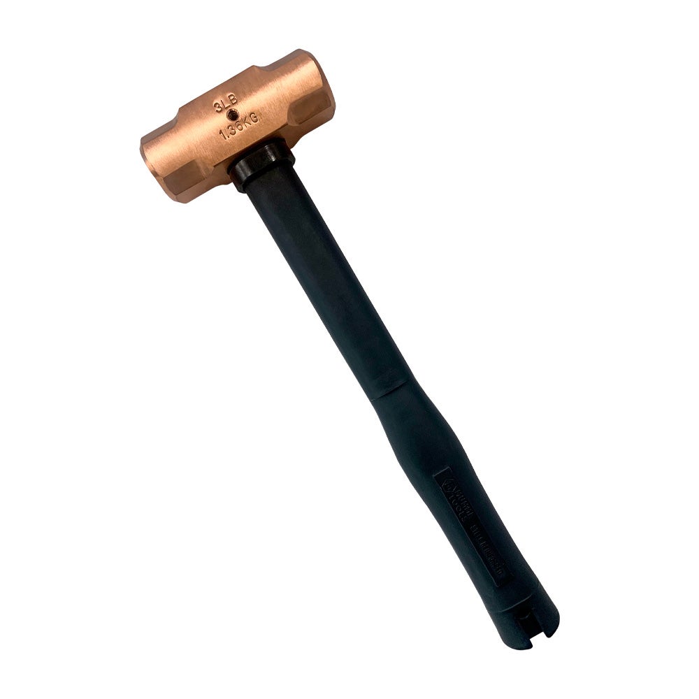 Mumme - 3lb Copper Hammer with Pinned Steel Core Fibreglass Handle | 5HCFRH03