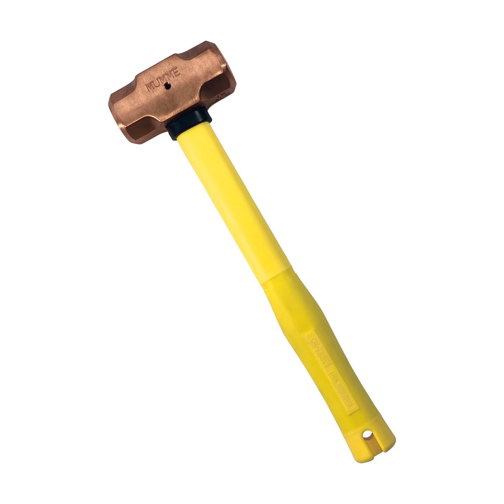 Mumme - 4lb Copper Hammer - Yellow Pinned Fibreglass Handle | 5HCFRHY04