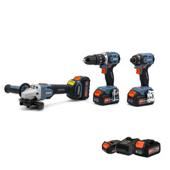 Senix - X2 18V 3 Piece Combo Kit S1 | S2K3B1-01