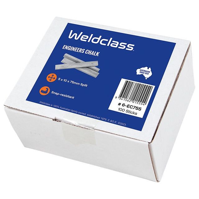 Weldclass - Chalk 10x5x75mm Split -Box 100 pcs | 6-EC755