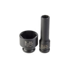 Action - 1" x 3/8" Drive 6-Point Imperial Standard Impact Socket | 60010100