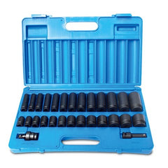 Action - 28 Piece 1/2 Drive 6-Point Imperial Standard & Deep Socket Set | 600202801