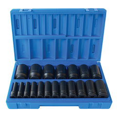 Action 19 Pc 1/2" Drive 12-point Imperial Deep Impact Socket