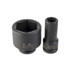 Action - 1" x 3/4" Drive 6-Point Imperial Standard Impact Socket | 60040100