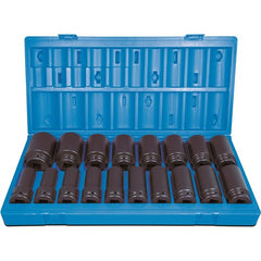 Action - 18 Pieces 3/4 Drive 6-Point Imperial Deep Socket Set | 600421801