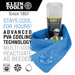 PVA COOLING TOWEL BLUE | A-60090