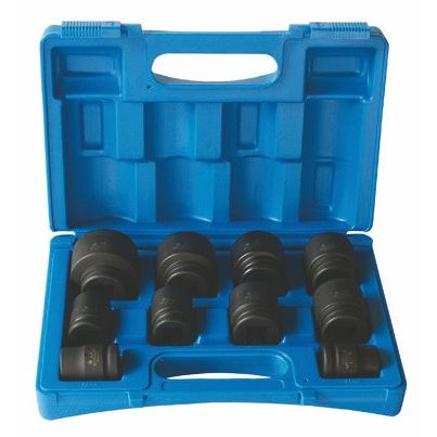 Action 10 Pc 3/4" Drive 12-point Metric Standard Impact Socket