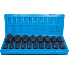 Action - 18 Piece 3/4" Drive Metric Standard Impact Socket Set - Carton (x2) | 601401801-2