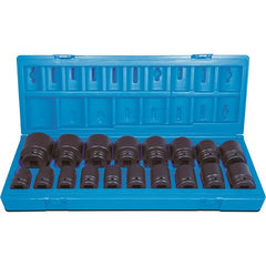 Action - 18 Pieces 3/4 Drive 6-Point Metric Standard Socket Set | 601401801