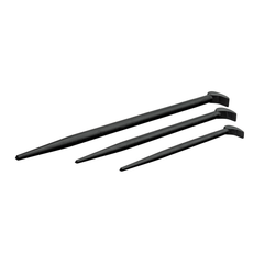 Dawn Tools - 3PC LADYFOOT (ROLLING HEAD) PRY BAR SET inc. 40150, 40152, 40154 (IE 300, 405, 533MM LONG) | 60150