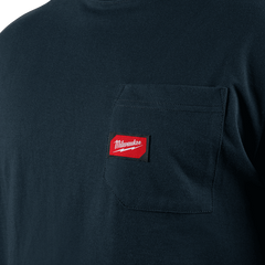 Milwaukee - Heavy Duty Pocket Tee Short Sleeve Blue - L | 601BL-XL