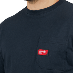 Milwaukee - Heavy Duty Pocket Tee Long Sleeve Blue - M | 602BL-M