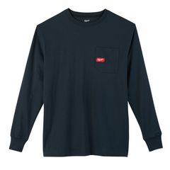 Milwaukee - Heavy Duty Pocket Tee Long Sleeve Black - XL | 602B-XL