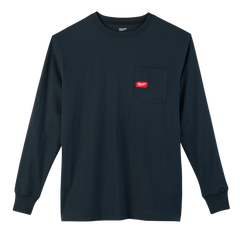 Milwaukee - Heavy Duty Pocket Tee Long Sleeve Blue - M | 602BL-M