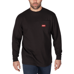 Milwaukee - Heavy Duty Pocket Tee Long Sleeve Black - S | 602B-S