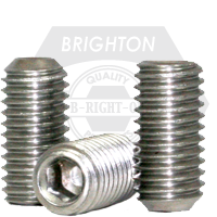 Brighton Best - #2-56x1/2" UNC CUP POINT - IMPERIAL 304 GRUB (SOCKET SET) SCREW CUP POINT UNC | 602036
