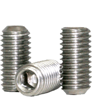 BBI - #0-80x3/8" UNF Cup Point - Imperial 304 Grub (socket Set) Screw Cup Point UNF | 602008