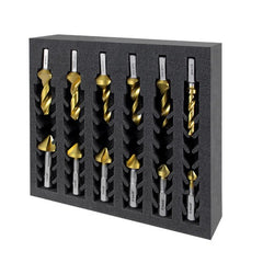 Alpha Versadrive Drillsink/countersink Insertfoam Starterset- 12pc 8-31mm
