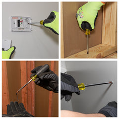 Klein Tools - SCREWDRIVER SET CUSHION GRIP 6-PIECE | A-85074