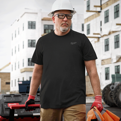 Milwaukee - Hybrid Work Tee Short Sleeve Black - L | 603BL